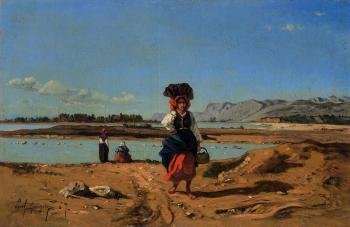 保羅 卡米爾 吉穀 Laundresses by the Durance 保羅 卡米爾 吉穀 Laundresses by the Durance